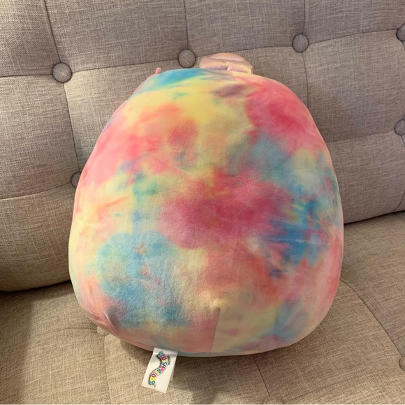 Odessa the Tye Dye Christmas Ornament Squishmallow 12in - Picture 2 of 3
